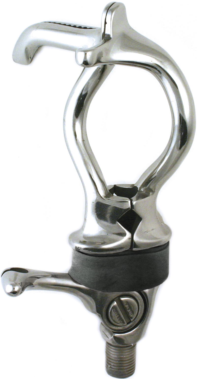 Hosmer Model 5 Hook: Stainless Steel, Canted Fingers